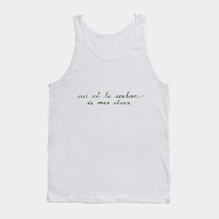 Color of my Dreams Surrealism Minimalist Tank Top